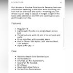 Smartwool Women's Shadow Pine Hoodie In Black - Moonbeam Marble XS Photo 12