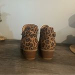 Old Navy  Leopard Print, Western Style, Stacked Heel Bootie. Women's Size 8 Photo 2