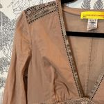 Catherine Malandrino  Lace Trim cotton Empire-Waist Midi Dress Sz 6 Photo 4