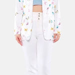 Boutique GORGEOUS One button, deep V butterfly 🦋 Blazer Photo 0