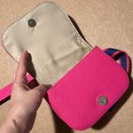 The Lovely Tote Sinosky Limited saffiano vegan leather fanny pack waist bag NWOT Pink Photo 3