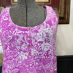 Lilly Pulitzer  Lela Henley Tank Dress Wild Fuchsia Swipe Right Dress - Sz S 💛🎀 Photo 3