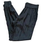 Emerson Thorpe Women’s Size XS Black Silk Emilia Joggers Pants Photo 0