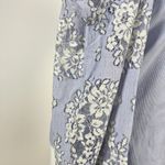 Anthropologie NWOT  DOLAN Lace Puff-Sleeve Top Blue Size L Long sleeve Photo 10