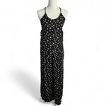 Free People Black Floral jumpsuit Wideleg boho sleeveless cottagecore feminine Photo 1