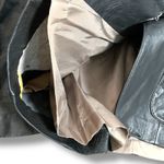 Vintage Angel Skin Cabretta Leather Black Blazer Jacket Size 12 Tailored Minimal Photo 8