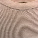 ANN TAYLOR FACTORY LIGHT PINK KNIT DRESS/TOP… RIBBED TEXTURE LONG SLEEVE SIZE XL Photo 4