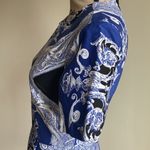 ASOS  blue and white paisley mini dress Photo 7