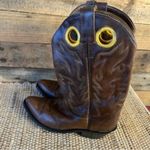 Old West  Brown Cowboy Boots Size 5‎ Photo 1