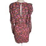 ZARA  Floral Ruched Ruffle Mini Dress Size S Photo 6