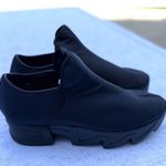 iRI NYC Wes Sneakers Black Unisex SZ 37 US 7 Slip Ons Neoprene Italian NEW Photo 6