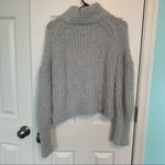 EXPRESS  size XS‎ gray crop turtleneck sweater super soft Photo 1