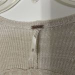 Free People tan knit long lightweight ribbed duster cardigan sweater size XS Photo 2