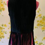 Bebe boho festival Suede leather Fringe Vest size S Photo 2