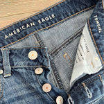 American Eagle  Stretch Tomgirl Dark Wash jeans Size 2 Photo 3