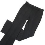 Theory NWT  Vent Demitria in Black Navy Double Knit Slit Flare Trouser Pants 4 Photo 3