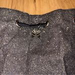 Victoria's Secret  Glittery Black Drawstring Backpack Photo 1