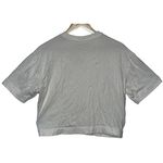 Abercrombie & Fitch  Soft AF Essentials White Cotton Short Sleeve Crop Top Size S Photo 3