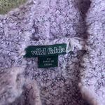 Wild Fable Lavender Cropped Sweater Photo 5