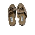 Steve Madden "Friends" Tan Suede Mules Shoes - Size 5 M Photo 2