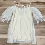 Solemio Los Angeles Cream Bohemian Mini Dress Women’s Small Photo 0