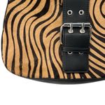 Topshop Tan Black Zebra Print Y2K Retro Shoulder Bag Photo 1