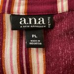 a.n.a  A New Approach NWT Ruby Striped button down long Sleeve Shirt Photo 6