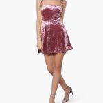 Forever 21 Pink crushed velvet dress Photo 0