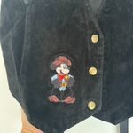 Disney Mickey Unlimited Western Suede Fabric Vest Size S/M Photo 2