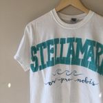 Catholic StellaMaris hand painted tshirt White Size M Photo 1
