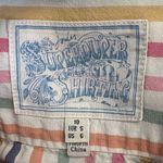 Joules Women’s Pastel Colorful Striped Button Down Shirt Size 6 Pink Photo 4