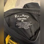 Rick And Morty Adult Swim Shirt Long Sleeve Psychedelic Graphic Tee Size Medium Black Photo 5