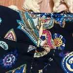 Paisley Printed Boho Wrap Skirt w/ Tassel Trims NWOT Size XS Photo 4