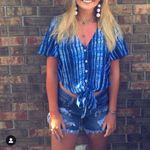 Show Me Your Mumu Indigo Rain Tie Top  Photo 0