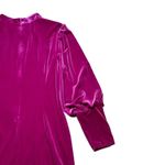 Aidan Mattox  Hot Pink Velvet Short Sheath Cocktail Dress US 12 Photo 8