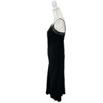 Victoria's Secret  Vintage Y2K Silk Black Maxi Mesh Neckline Dress Size Medium Photo 5