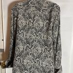 Banana Republic  Black and White Paisley Button Down Shirt Photo 2