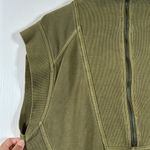 Anthropologie Daily Practice by  Meru Zip-Front Mini Dress Olive Size Large EUC Photo 5