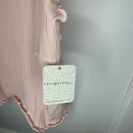 Free People New NWT  Light Pink Ribbed Tank Top Photo 2