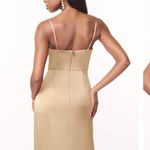 Azazie Champagne Maci Dress Photo 1