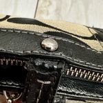 Coach  Black and Cream Signature Tote Patent Leather Handles Trim Y2K  Classic Photo 4