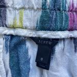 J.Crew  Southwestern Linen Blend Short Womens Sz 8 Festival Boho Photo 1