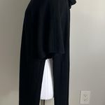 Lululemon Black Long Line Hooded Open Side Sweater Photo 2