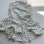 Petal and Pup NWT Tegan ruffle mini skirt polka dots size 12 white black Photo 14