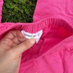 Midnight sky Pink Wide Leg Cotton Palazzo Pants Photo 3