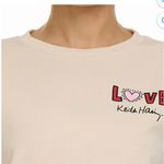 Keith Haring NWT lounge set size M. Fleece sweats. Pants and crew Photo 3