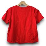 Cali Baby MEDIUM Red GOOD VIBES Crop Top Tee Shirt T Photo 1