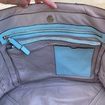 Valentino Garavani Valentino Rockstud medium light blue soft smooth leather shopping tote bag Photo 9