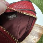 Coach  Pebble Leather Shoulder Bag Auth Red‎ Medium Women Photo 12