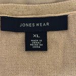 Jones Wear  Women's V-Neck Sweater in Light Brown Photo 1